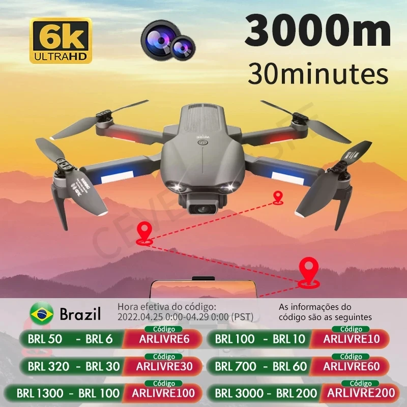 

Квадрокоптер F9 складной с GPS и HD-камерой, 2022 м