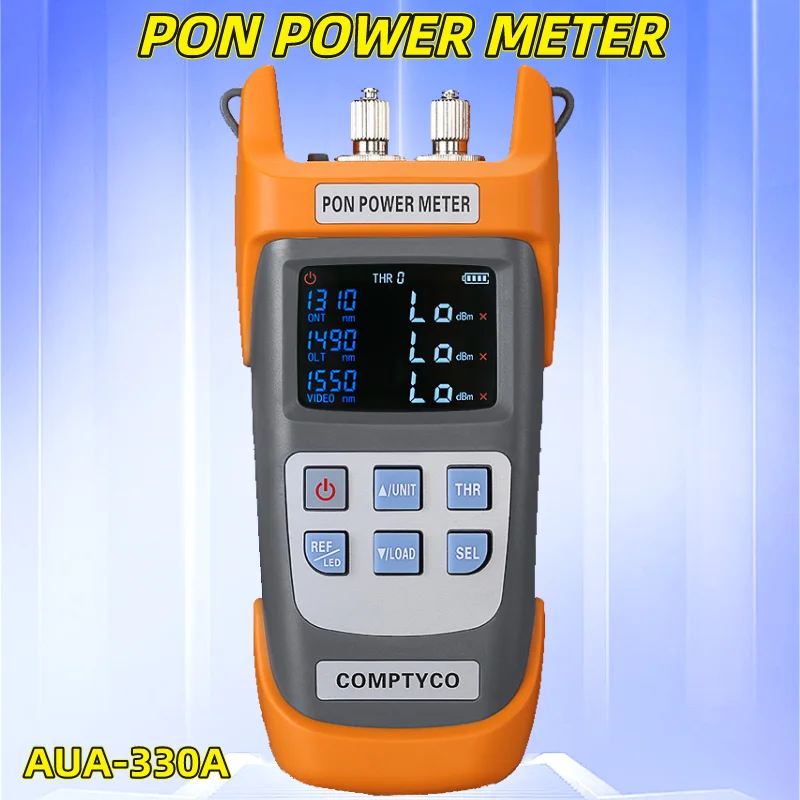 COMPTYCO AUA-330A/AUA-330U PON Power Meter Optical Fiber Communication Test Instruments FTTX/ONT/OLT 1310/1490/1550nm