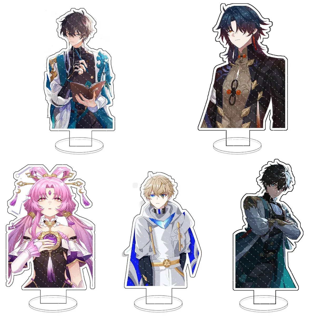 

Hot Game Anime Honkai: Star Rail Personalized Style Dan Heng Cosplay Acrylic Action Figure Blade Stand Model Toy Decor Fans Gift