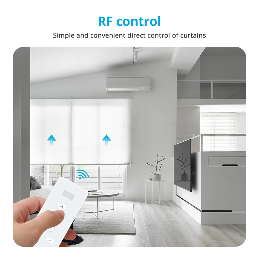 Мотор для умных рулонных штор Zemismart Zigbee со встроенным аккумулятором, для труб 3738 мм, совместим с Tuya ZM25EL (art.: 3920dbd24dea5) - 3920dbd24dea5