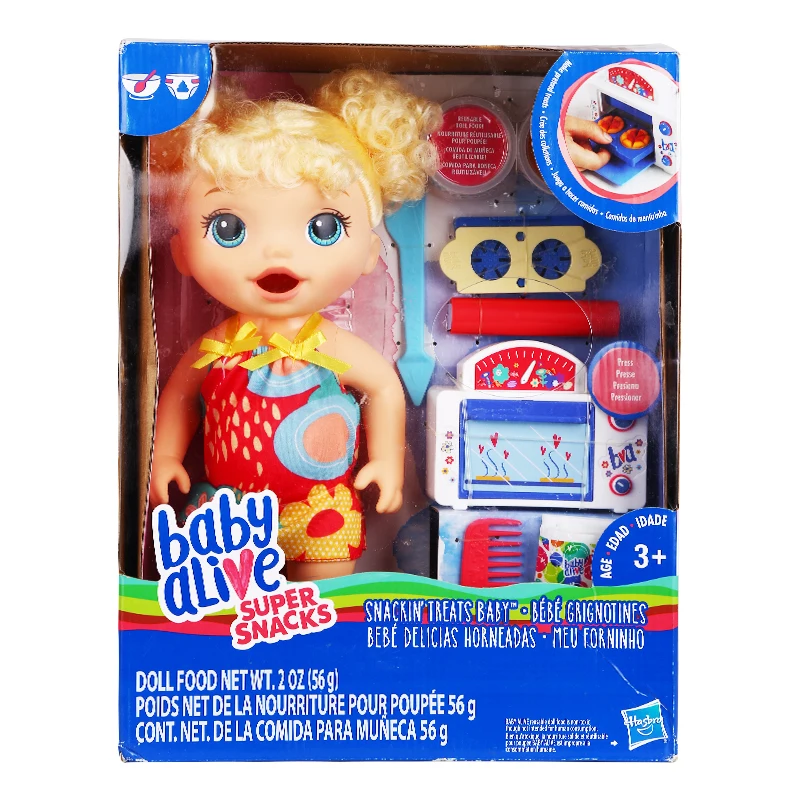 

Hasbro Biscuit Baby Girl Play House Toy Simulation Feeding Care E1947 Action Figure Model Toy Birthday Gift