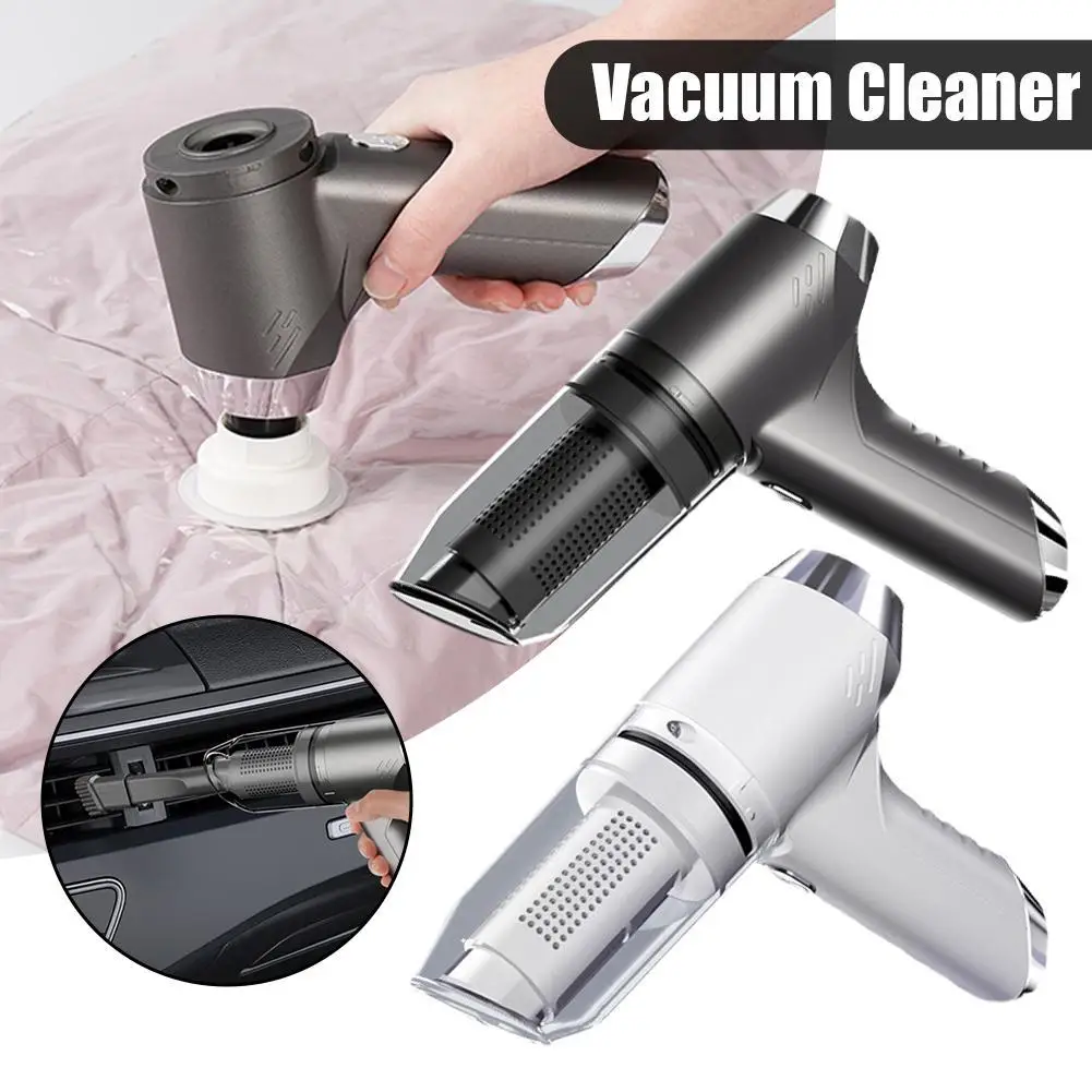 

12000pa Car Vacuum Cleaner Wireless Portable Powerful Cleaning Machine Auto Robot Car Accessories Home Appliance Strong Suction