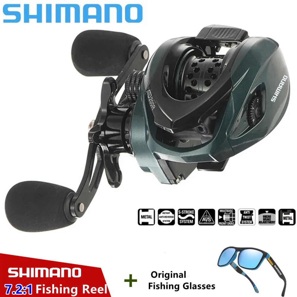 

Катушка рыболовная SHIMANO, 10 кг, 22 фунта, 7,2: 1