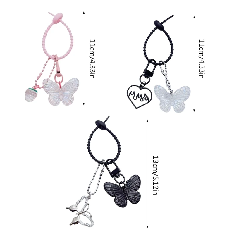 Очаровательный брелок для ключей с полым сердцем милый подвеской в ​​виде