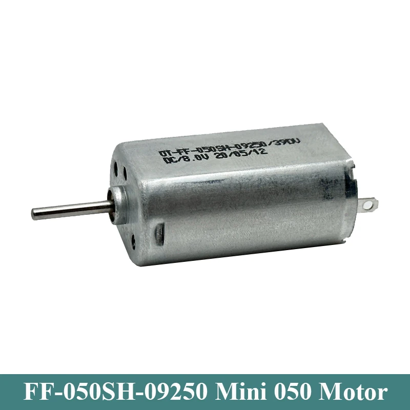 

FF-050SH-09250 Micro 050 Motor DC 3V 6V 8V 9V 9000RPM Precious Metal Brush Mini 15mm*12mm Electric Motor DIY Audio AV Device Toy