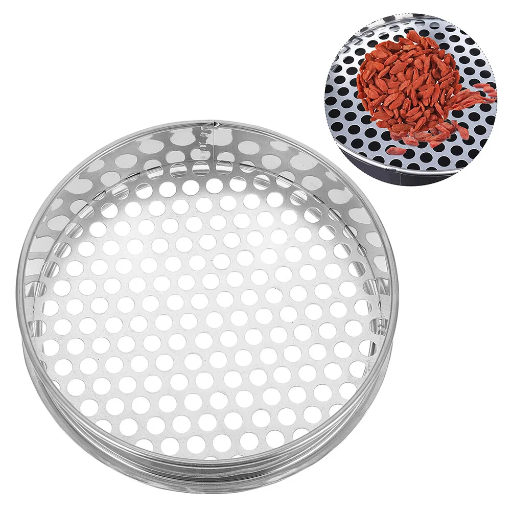

2 Pcs Gardening Sieve Stainless Steel Sifter Tool Rocks Soil Sifting Mesh Hand Tool Planting