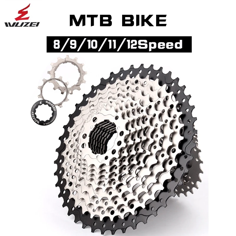 

MTB Cassette Freewheel 8/9/10/11/12S 32/36/40/42/46/50/52T Mountain Bike Gear Flywheel Steel Sprocket For Shimano HG SRAM WUZEI