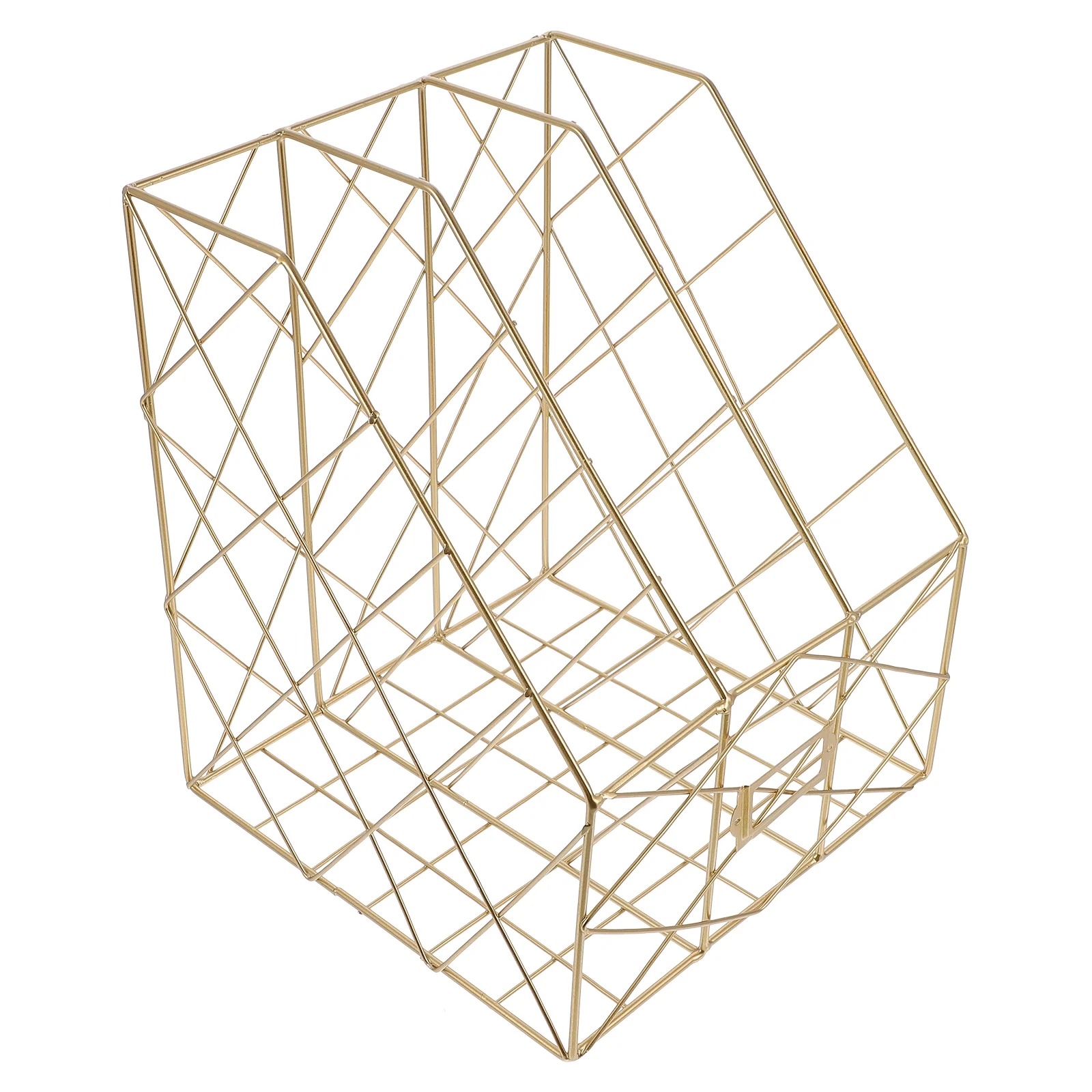 

Железная настольная рама для офисных файлов, трехуровневая стойка для хранения для офиса