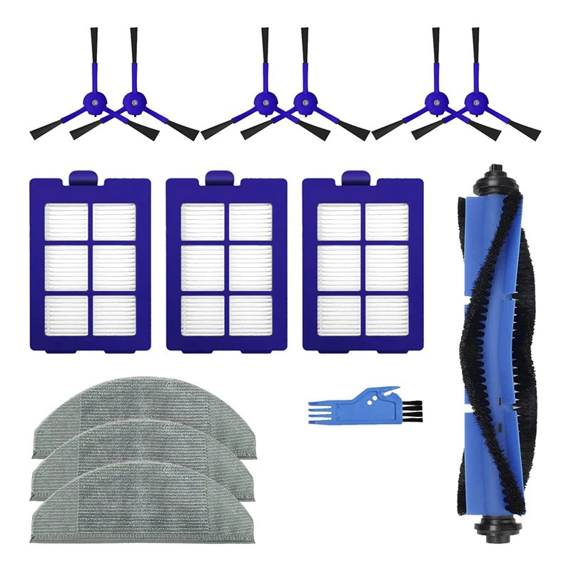 

Replacement Parts Roller Brush Side Brushes HEPA Filter Compatible For Eufy Robovac X8 Hybrid Vacuum Cleaner Accessories