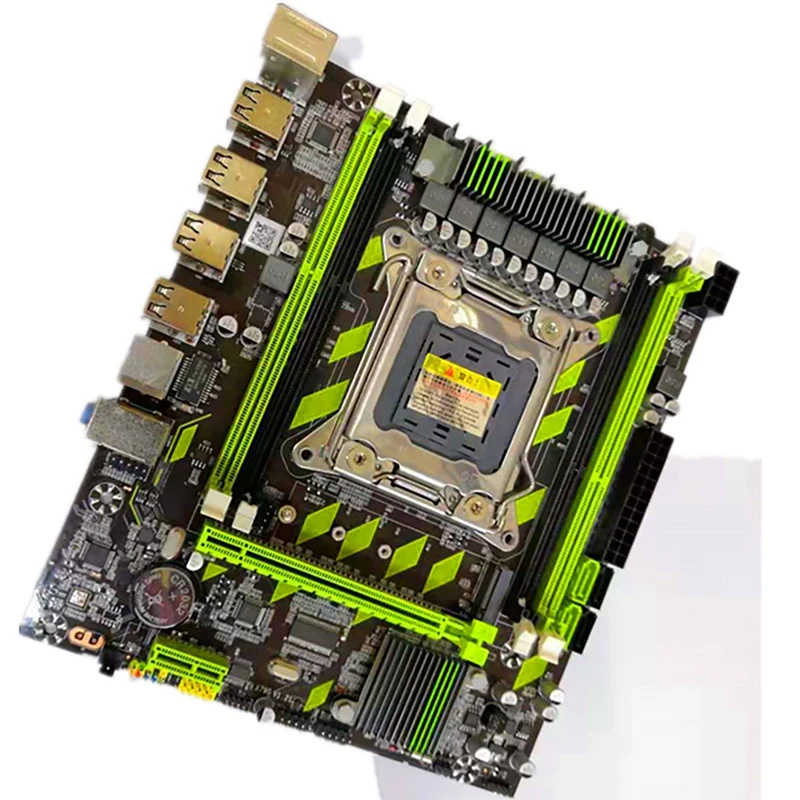 X79 X79G Motherboard With Switch Cable+SATA Cable LGA 2011 M.2 DDR3 RECC RAM 8 USB SATA3.0 For  Xeon E5 Core I7 CPU