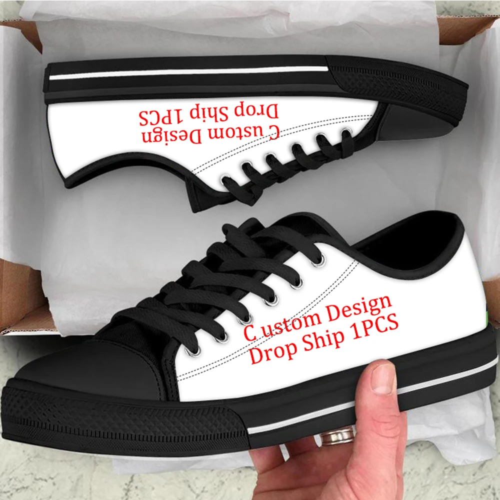 

Personalized Custom Name/Logo/Text Women Sneakers Classic Low Style Canvas Shoes for Ladies Female Casual Sport Walking Shoes
