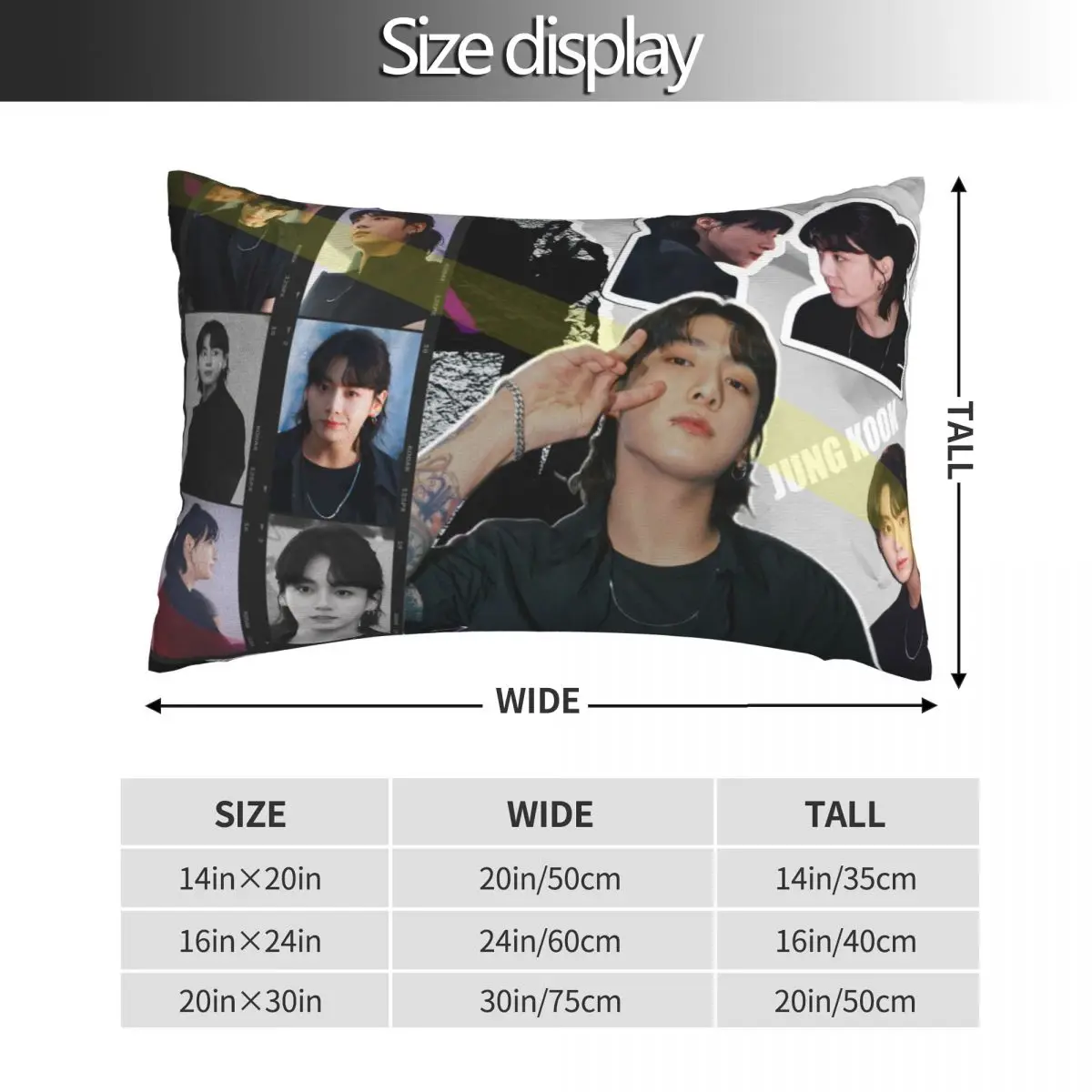 

Подушка в стиле K-POP, искусственная плюшевая наволочка, сделай сам, LX19, чехол для подушки, квадратная наволочка 50x35 см, 60x40 см, 75x50 см