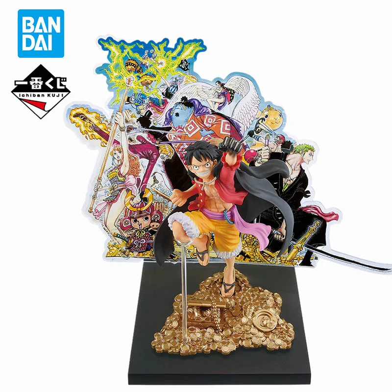 

Оригинальные Bandai One Piece Ichiban kuji B Award Luffy сто видов фигурок героев мультфильма «Великие Пираты»