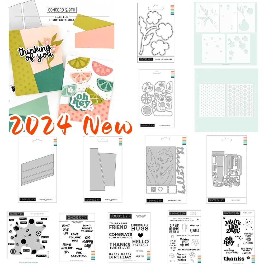 Новинка 2024 г. металлические штампы и для вырезания цитрусовых тиснение форма