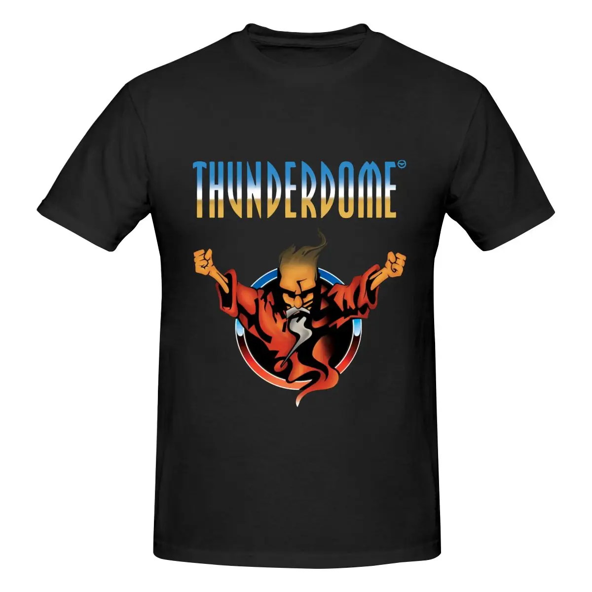 

Thunderdome Hardcore Techno And Gabber Anime T Shirt Oversized Tops Men 2023 New Harajuku Short SleevedTop Streetwear.