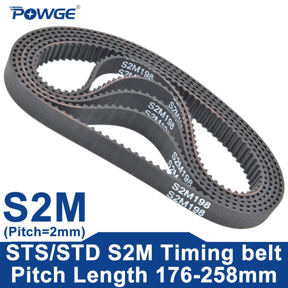 

POWGE STS S2M Ремень ГРМ Lp=176-258 мм 178 180 182 184 186 188 190 192 192 196 198 200 202 204 206 208 210 212 214 218 220 222