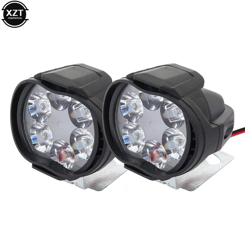 

Фары для мотоцикла, 6 светодиодов, 2 шт.