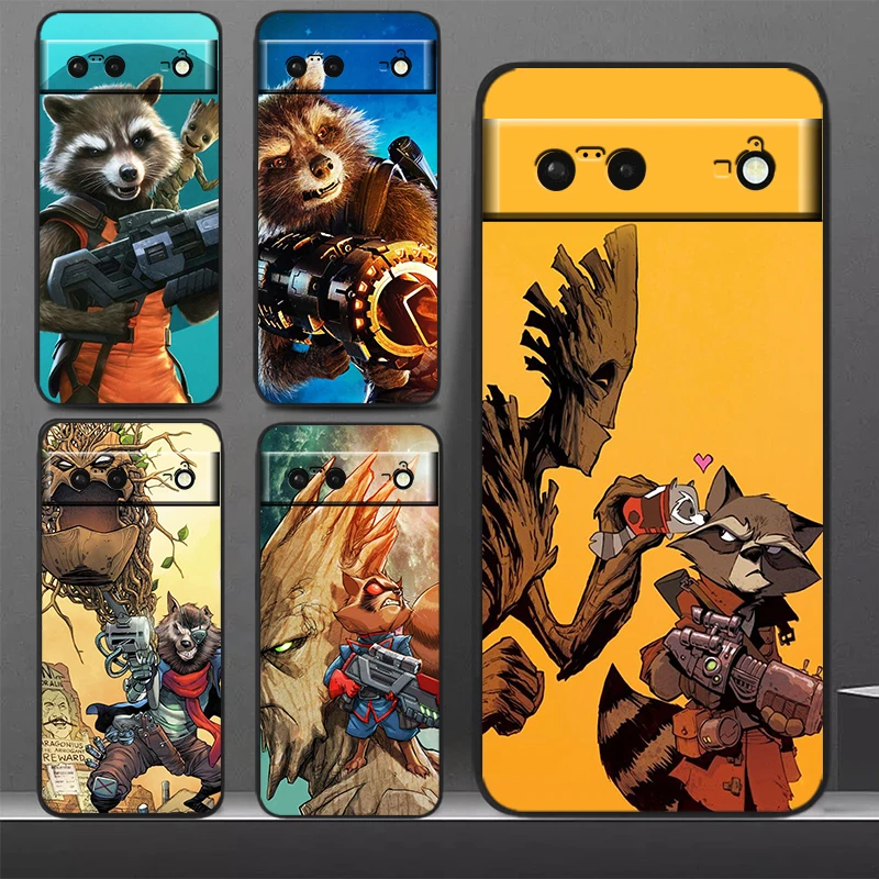 Чехол для телефона Mavel стражи Галактики Google Pixel 8 7 Pro 6 6A 5A 5 4 4A XL