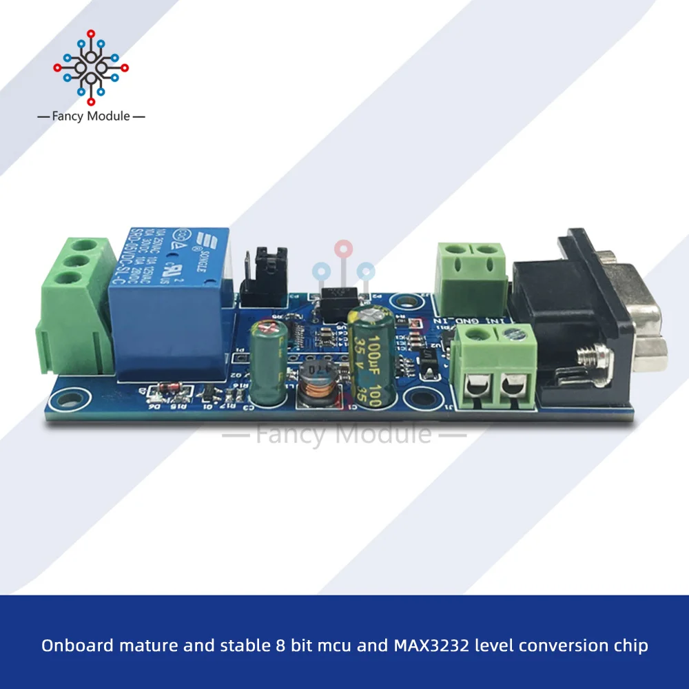 RS232/TTL UART DC7-24V двойной/одиночный релейный модуль Modbus RTU 485 дистанционный