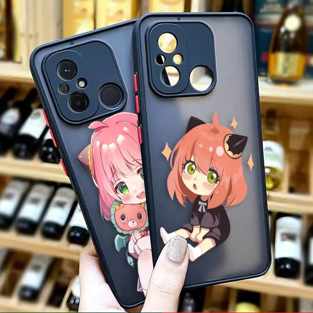 

Matte Case for Redmi A1 K50 K40 GAMING K30 K20 10X 10C 10 9C 9T 9A 9 8 7 PRO 4G 5G Case Funda Shell Cartoon Anime Spy Family X