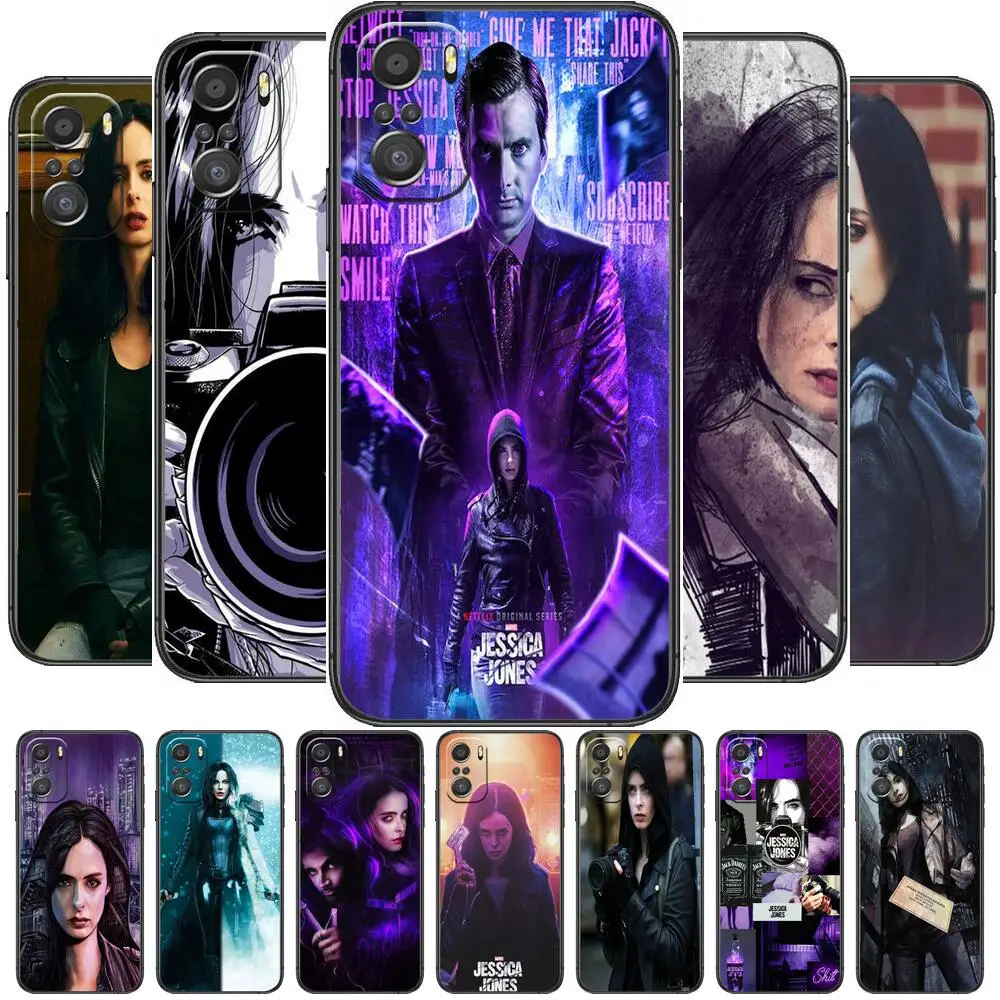 

Phone Case For xiaomi mi 11 Lite pro Ultra 10s 9 8 MIX 4 FOLD 10T 5g Cover Marvel Jessica Jones