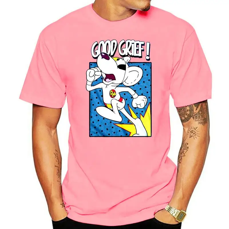 

Sleeve Men Tshirt Fashion Danger Mouse Men Good Grief T-shirt Heather Vintage