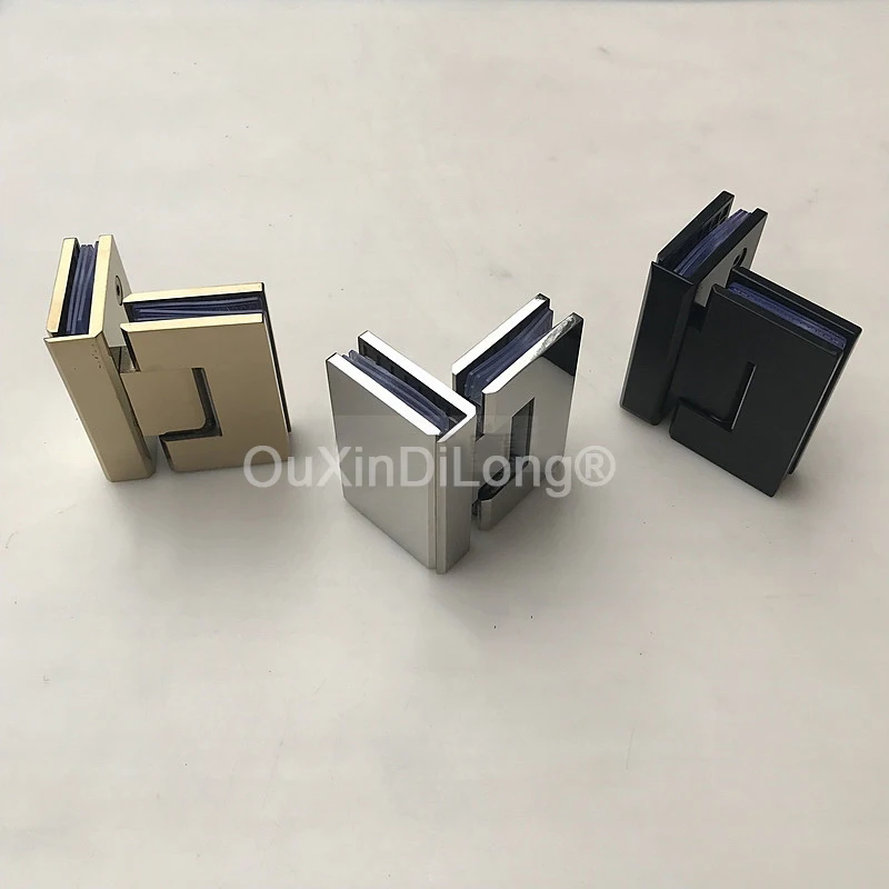 

2 шт., зажимы для дверей душевой, нержавеющая сталь, 90 градусов