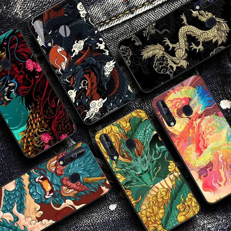 

Fashion Cute Dragon God Phone Case for Samsung A51 01 50 71 21S 70 31 40 30 10 20 S E 11 91 A7 A8 2018