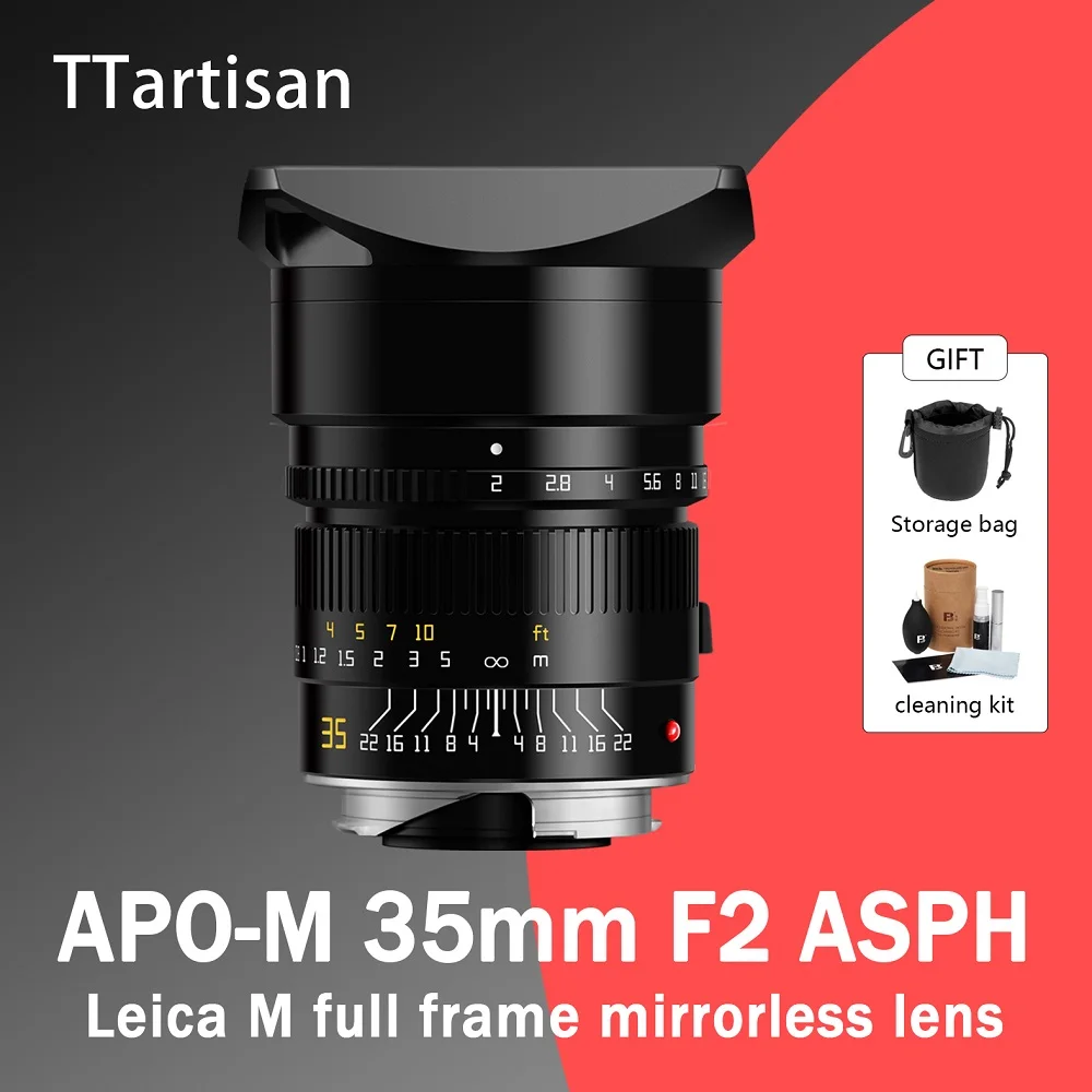 

TTArtisan APO-M 35mm F2 ASPH.Full Frame Large Aperture Prime Lens for Leica M-Mount Cameras Leica M-M M240 M3 M6 M7 M8 M9 M10