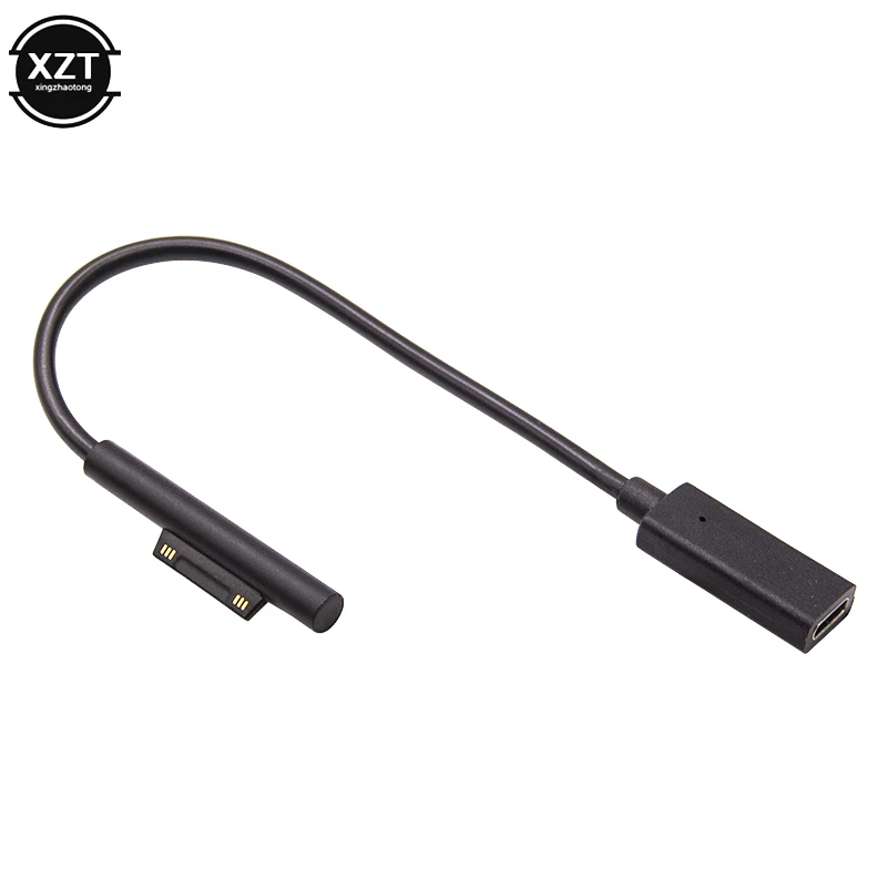Зарядный кабель USB 3.1 Type C PD 15 В зарядное устройство адаптер для Micro soft Surface Pro