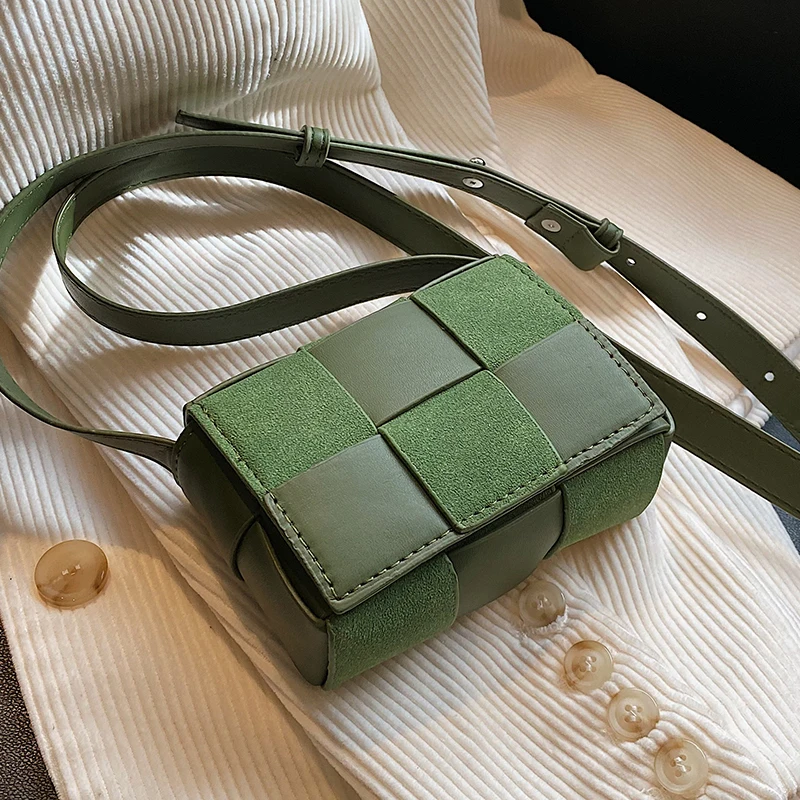 

Unique Design Color Contrast Women's Mini Woven High Quality Infinite Charm Small Square Bags Famous Brand Designer Satchels Gg