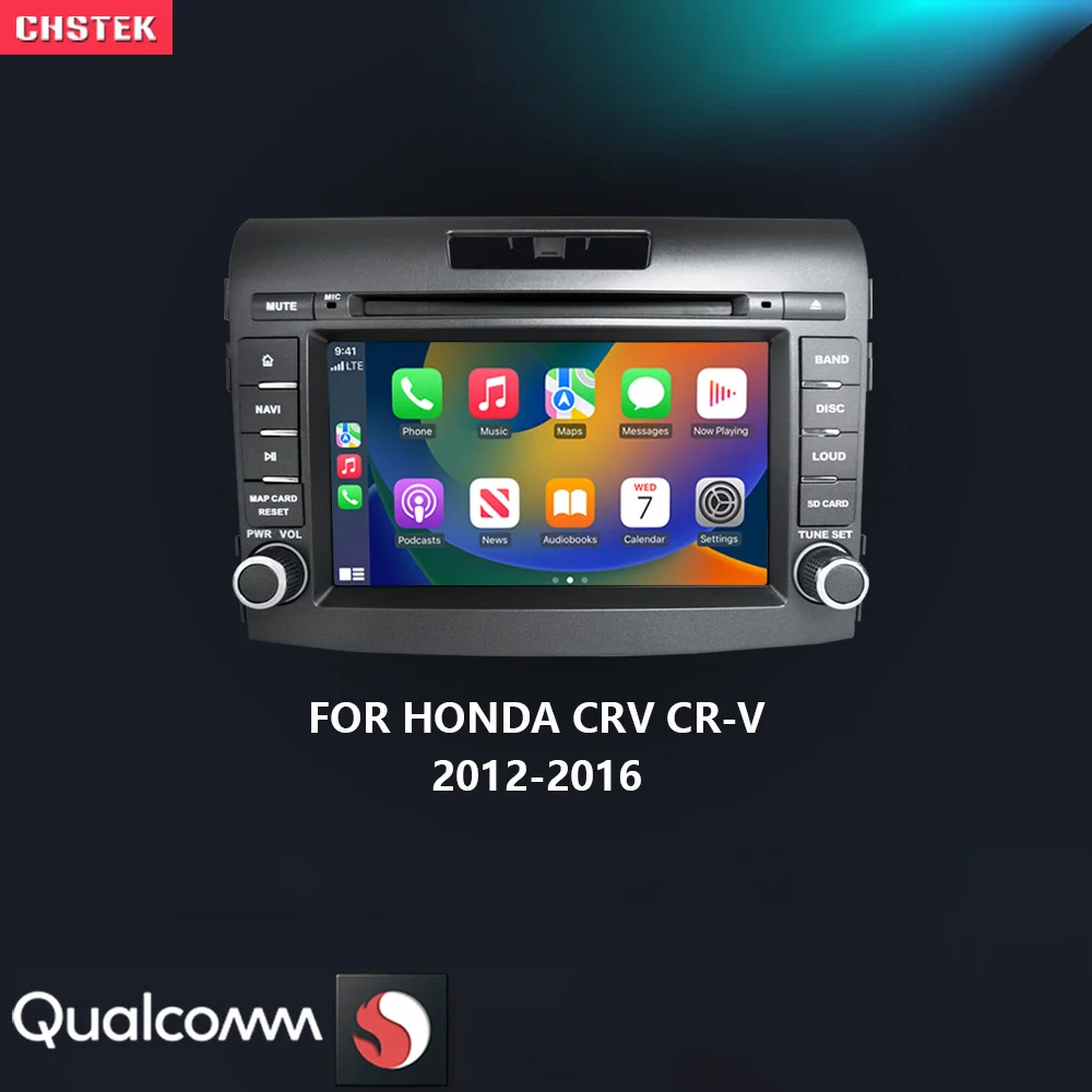Автомобильный радиоприемник CHSTEK Android 13 Carplay для Honda CRV CR-V 4 RM RE 2011-2018 гг. Навигация
