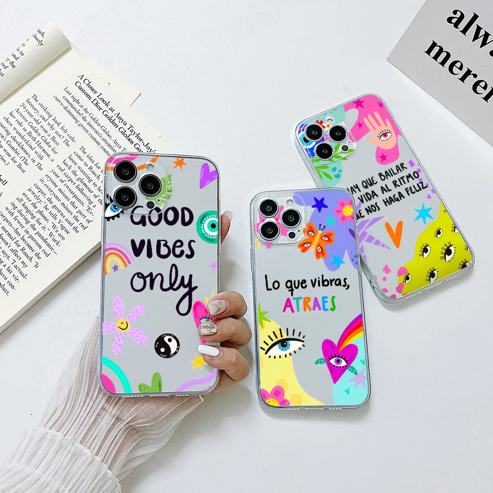 

Funny Turkish Lucky Blue Evil Eye Phone Case For Xiaomi Redmi Note 12 11T 10S 9 Pro Plus 9C 9T K40 K50 4G 5G Transparent Cover