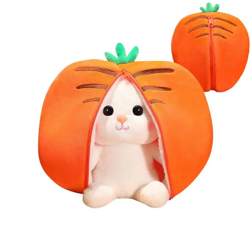 

Bunny Stuffed Animal Doll Sunflower Toast Carrot Plush Pillow Comfortable Bunny Plushes Stuffed Animal Shape Dolls For Kids Boys