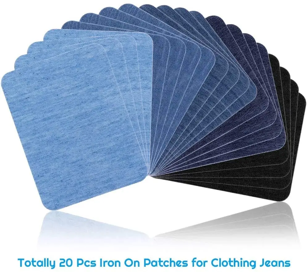 5 шт. самоклеящиеся джинсовые нашивки для одежды |
