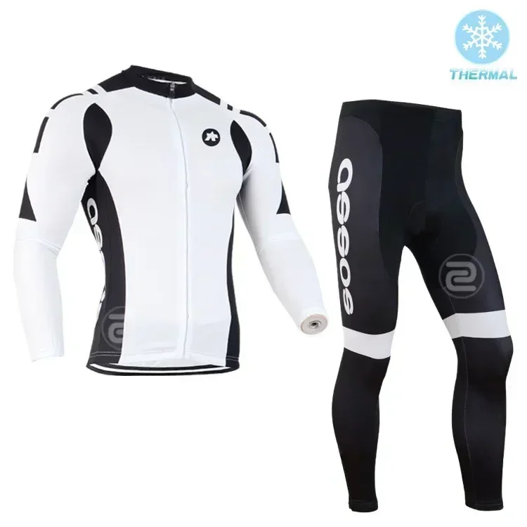 Зимний велосипедный трикотаж с длинными рукавами Pro Team комплект