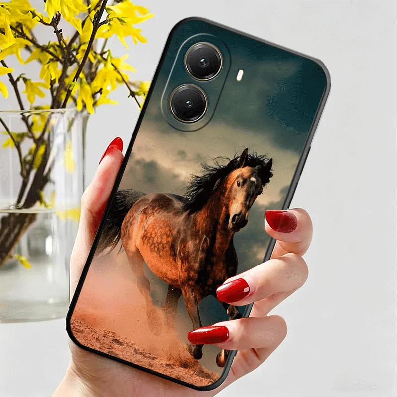 Фото Мягкий силиконовый чехол для телефона Xiaomi Poco M8 F8 X8 Pro Max с рисунком лошади Ферганы, для моделей X7 F7 M7 X6 X5 Redmi 15C 15A X4 X3 M6 M5S №3