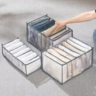 Органайзер для хранения джинсов для шкафа, одежды, Tidys, отсек для брюк, футболка, ящик для хранения, органайзер, моющийся, складной