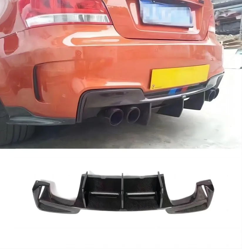 

Car Rear Bumper Diffuser Lip Spoiler for BMW 1 Series E82 1M Bumper 2011 - 2017 Car Rear Diffuser Lip Spoiler Carbon Fiber / FRP
