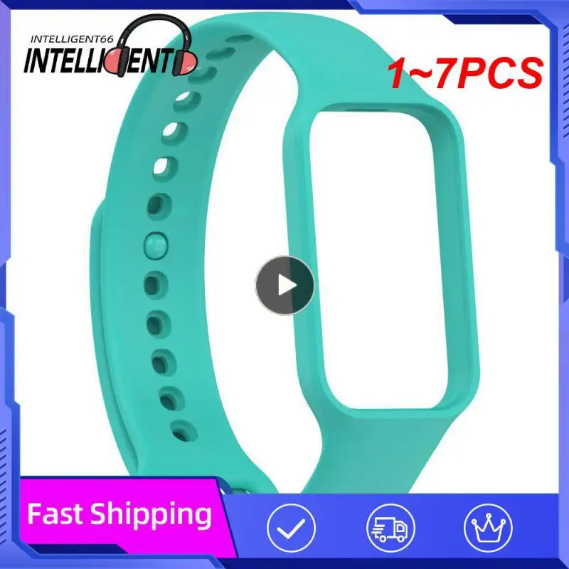 

1-7 шт., силиконовый ремешок для наручных часов