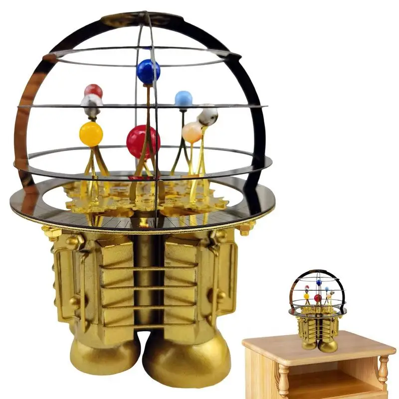 

Металлическая Модель Солнечной системы, декоративные модели солнечной системы, солнечная система, игрушки для детей, ретро, механические п...