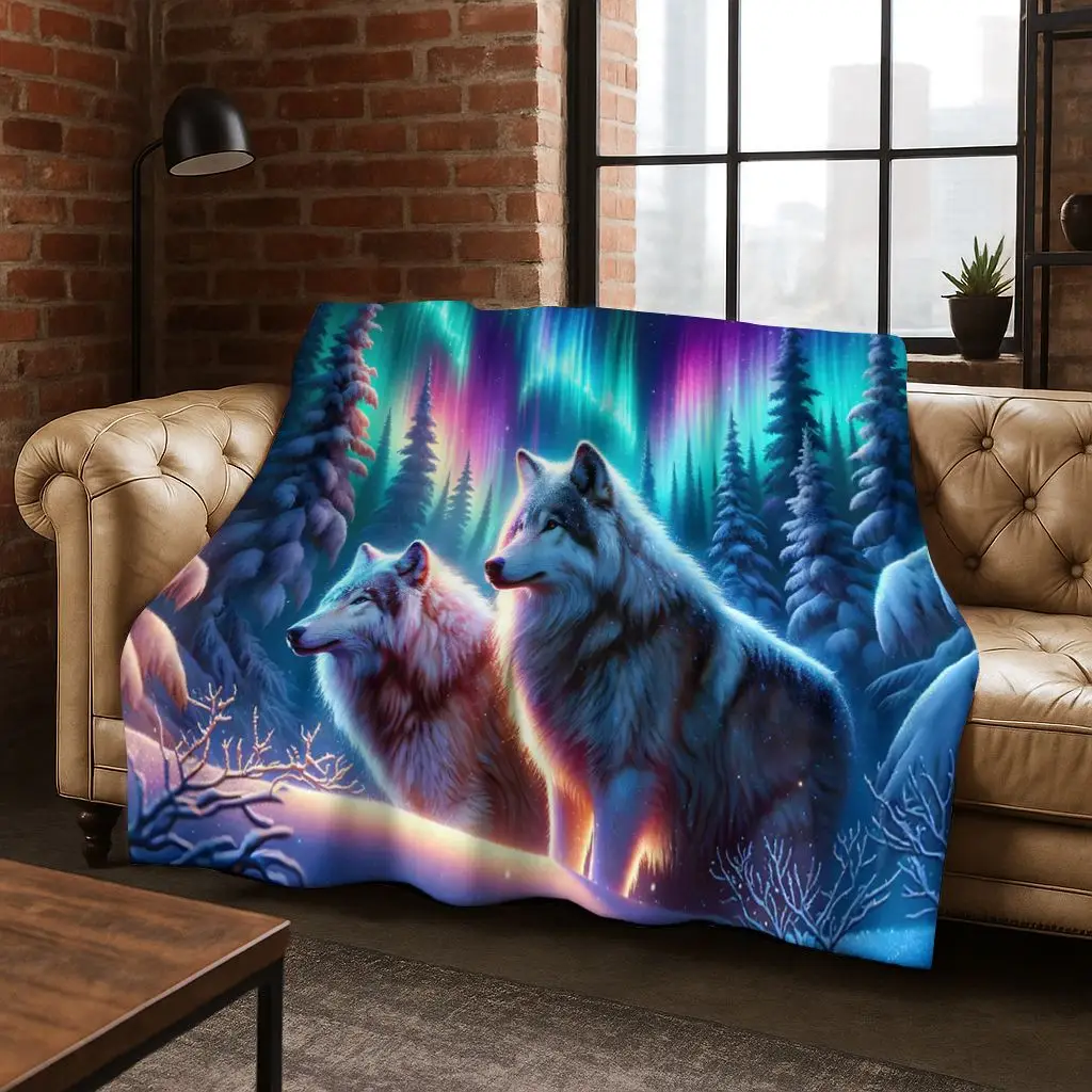 

Faviora Норвежская мифология Фенрир Волк Детское фланелевое одеяло