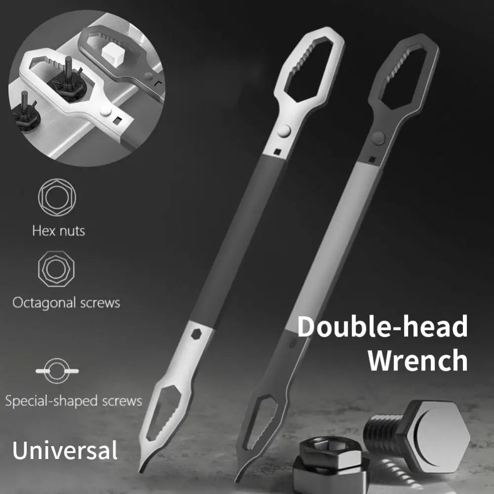 

6-24mm Double-head Torx Spanner Universal Torx Wrench Board Adjustable Self-tightening Ratchet Wrench Multi-purpose Hand Tools