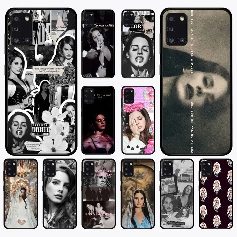 

Lana Del Rey Phone Case for Samsung A51 01 50 71 21S 70 31 40 30 10 20 S E 11 91 A7 A8 2018 cover