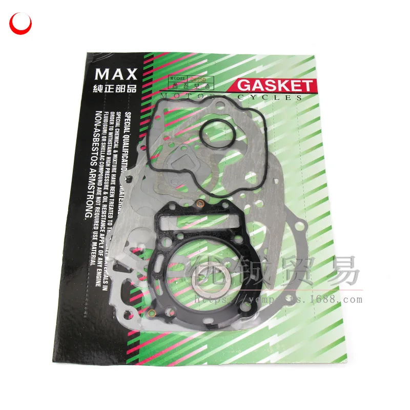 

72MM GASKET KIT FITS for Honda Helix CN250 Elite CH250 CF250 Jonway YY250 Roketa 250cc CFmoto 172MM