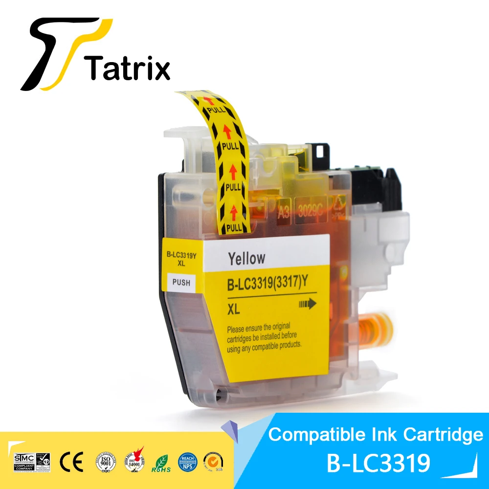 Совместимый чернильный картридж Tatrix LC3319XL LC3319 для Brother MFC-J5330DW/MFC-J5730DW/MFC-J6530DW/MFC-J6730DW