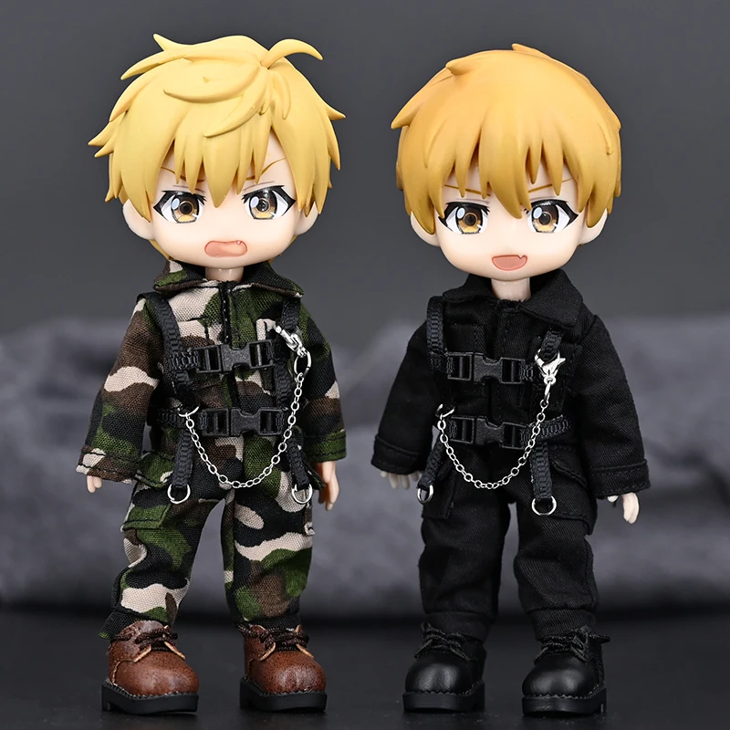 

New Obitsu 11 Doll Clothes 1/12 BJD Doll Accessories OB11 Cute Clothing YMY GSC Body9 Sportswear Fashion Alpha Tactical Suit
