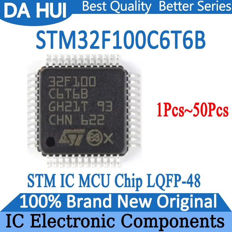 

1Pcs~50Pcs STM32F100C6T6B STM32F100C6T6 STM32F100C6 STM32F100 STM32F STM32 STM IC MCU Chip LQFP-48 in Stock 100% New