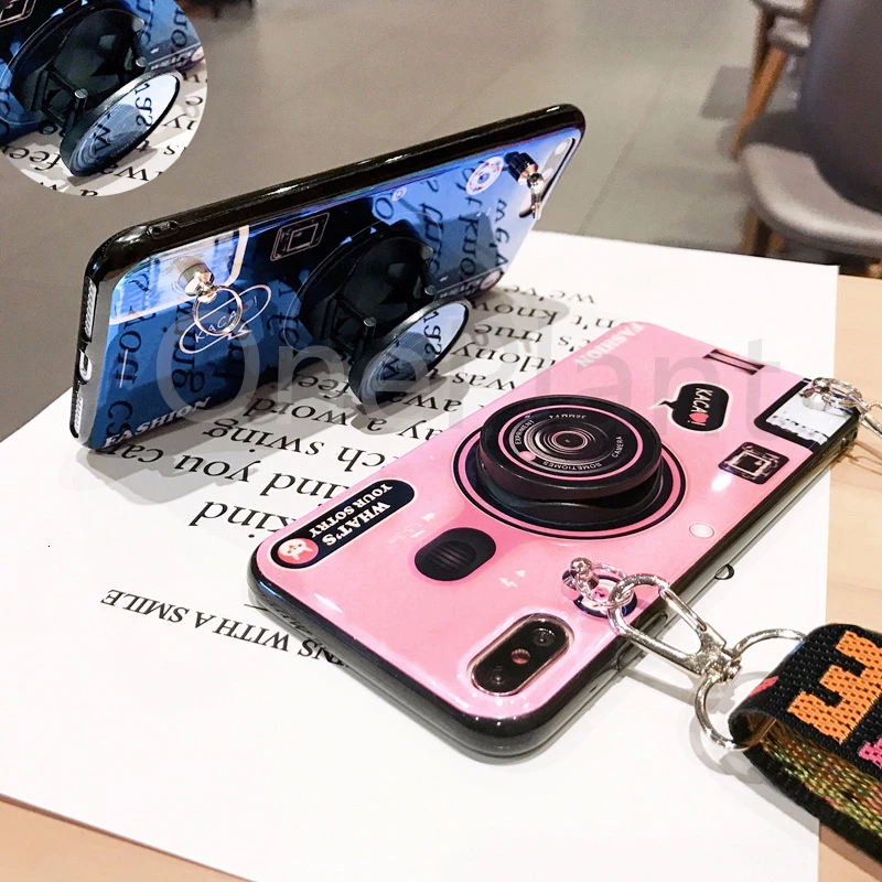 Crossbody Phone Case For iPhone 14 13 12 11 Pro XR XS MAX Holder Stand Case for Samsung S23 S22 S21 Ultra S10 Plus Covers