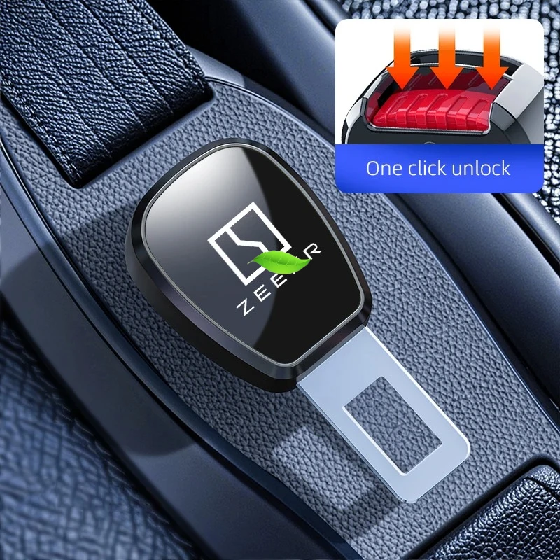 

Для Geely ZEEKR 7X 001 X 007 CX1E MIX 2024 2025: Удлинитель ремня безопасности для переднего сиденья, замок-фиксатор ремня, аксессуары для ремня безопасности